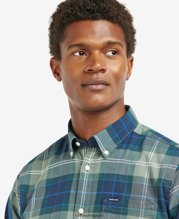 vêtements Barbour chemise sur mesure lewis tartan sable amble Hommes T2L6ZP417