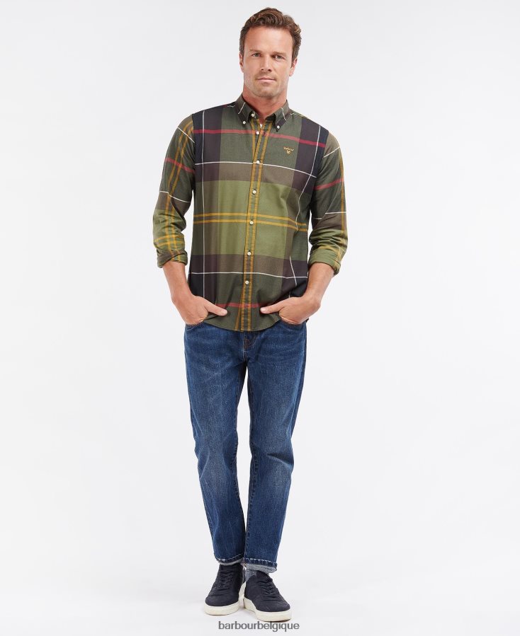 vêtements Barbour chemise sur mesure sutherland tartan classique Hommes T2L6ZP303