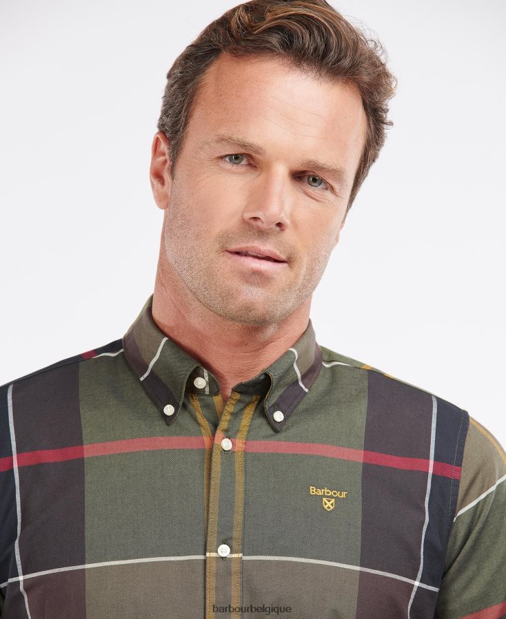 vêtements Barbour chemise sur mesure sutherland tartan classique Hommes T2L6ZP303