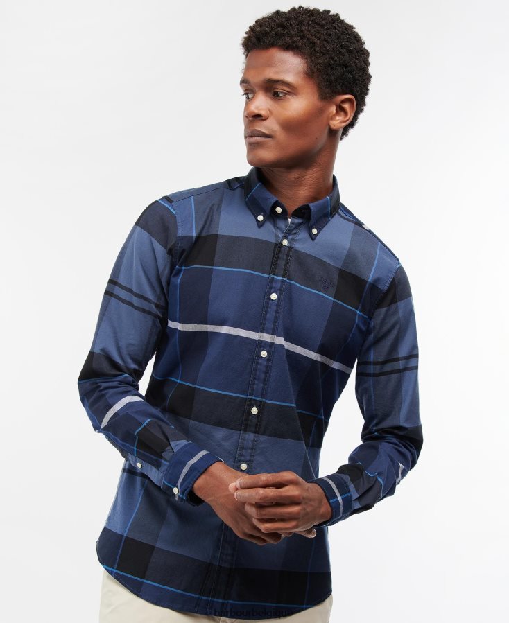 vêtements Barbour chemise sur mesure sutherland tartan classique Hommes T2L6ZP374