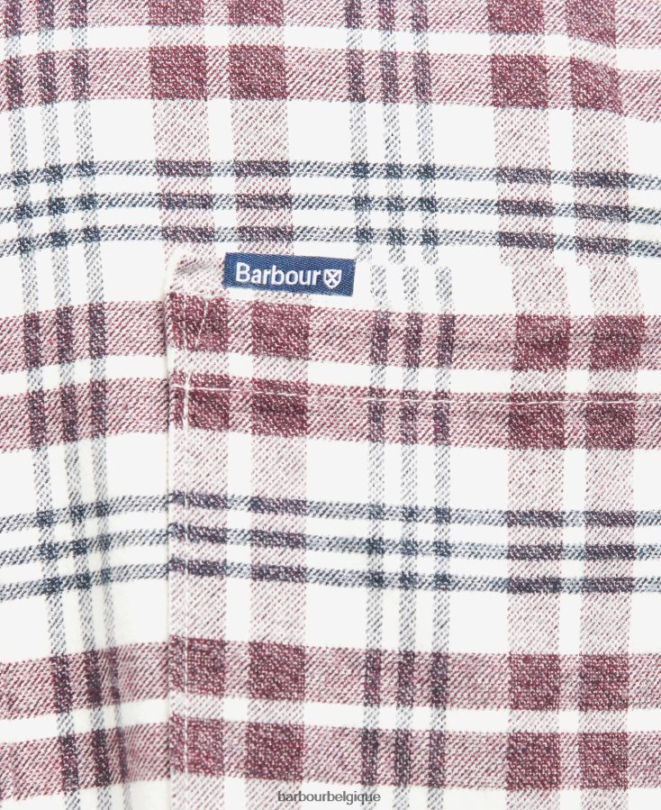 vêtements Barbour chemise sur mesure waldon bleu moyen Hommes T2L6ZP532