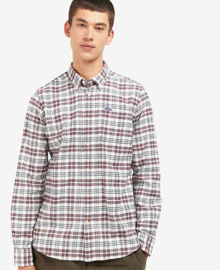 vêtements Barbour chemise sur mesure waldon bleu moyen Hommes T2L6ZP532