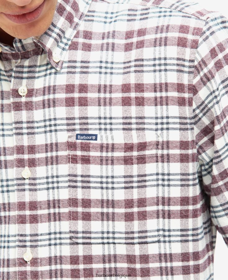 vêtements Barbour chemise sur mesure waldon bleu moyen Hommes T2L6ZP532