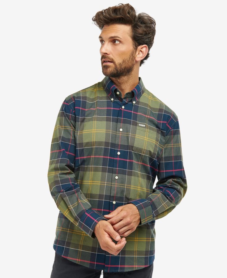 vêtements Barbour chemise tartan regular eden tartan classique Hommes T2L6ZP386