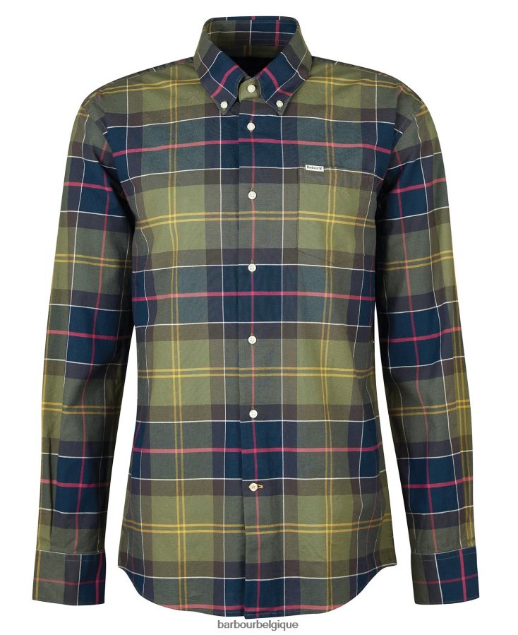vêtements Barbour chemise tartan regular eden tartan classique Hommes T2L6ZP386