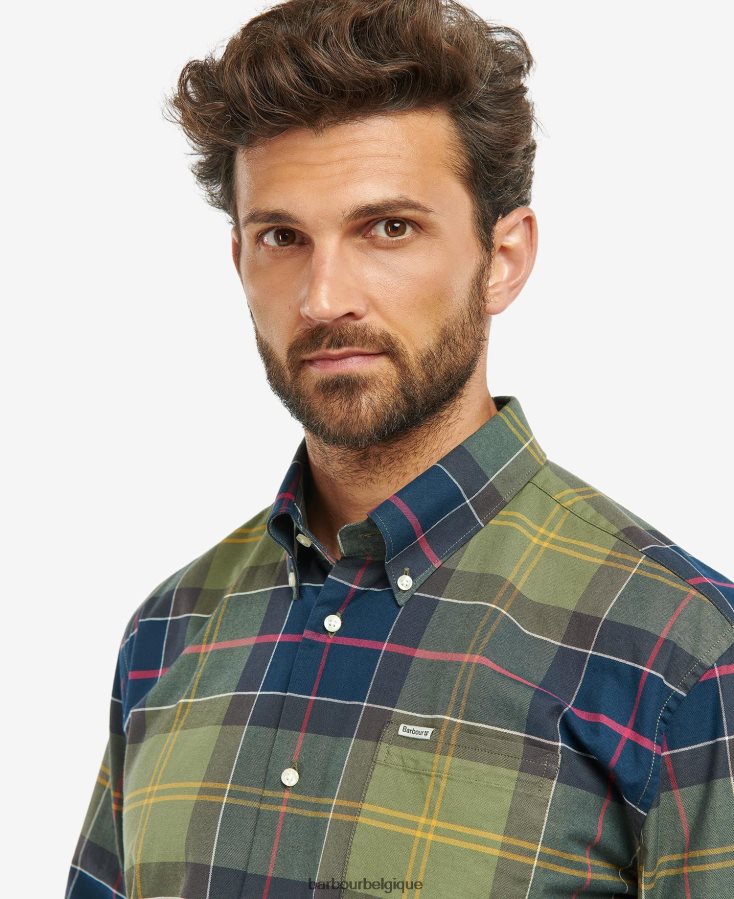 vêtements Barbour chemise tartan regular eden tartan classique Hommes T2L6ZP386