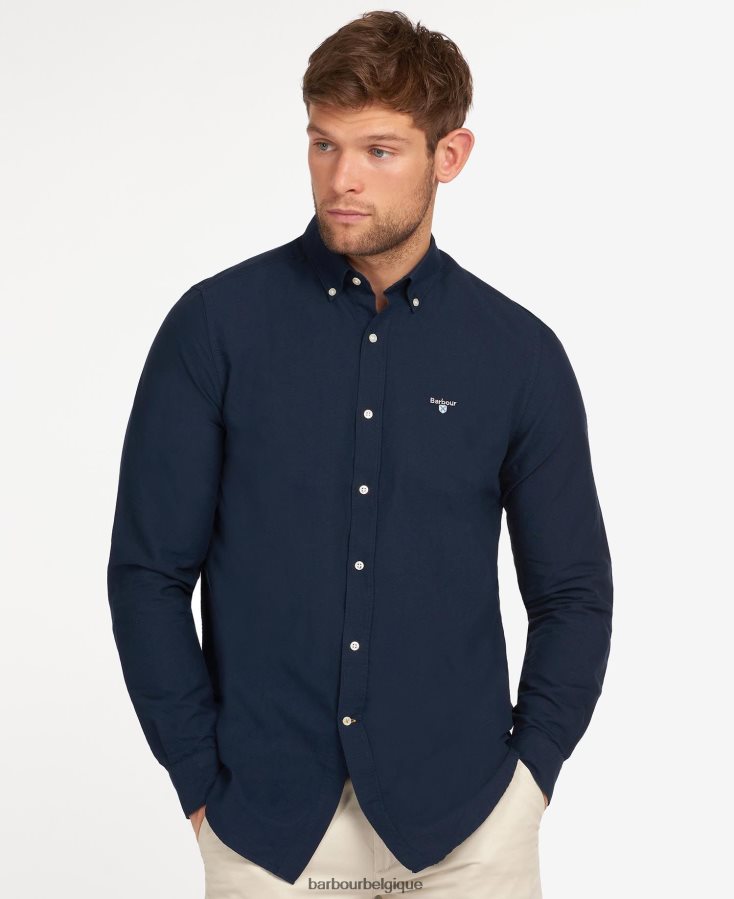 vêtements Barbour oxford 3 sur mesure ciel Hommes T2L6ZP408