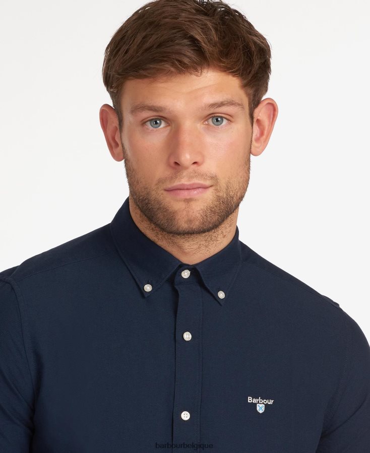 vêtements Barbour oxford 3 sur mesure ciel Hommes T2L6ZP408