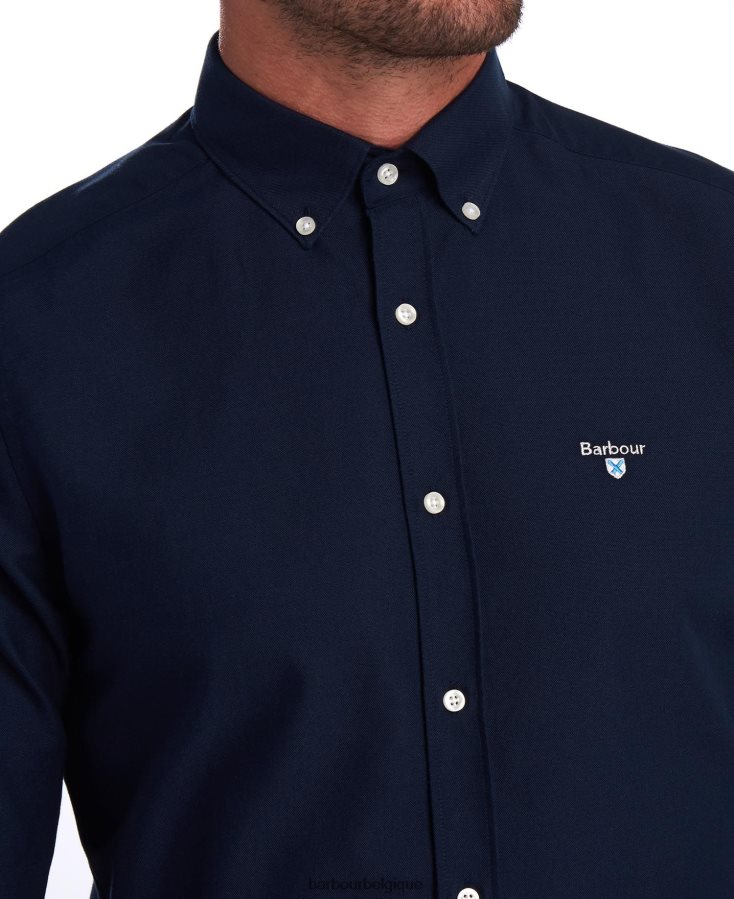 vêtements Barbour oxford 3 sur mesure ciel Hommes T2L6ZP408