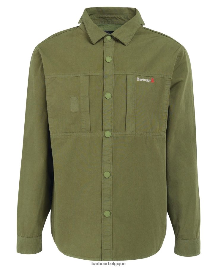 vêtements Barbour surchemise Annan olive brûlée Hommes T2L6ZP287