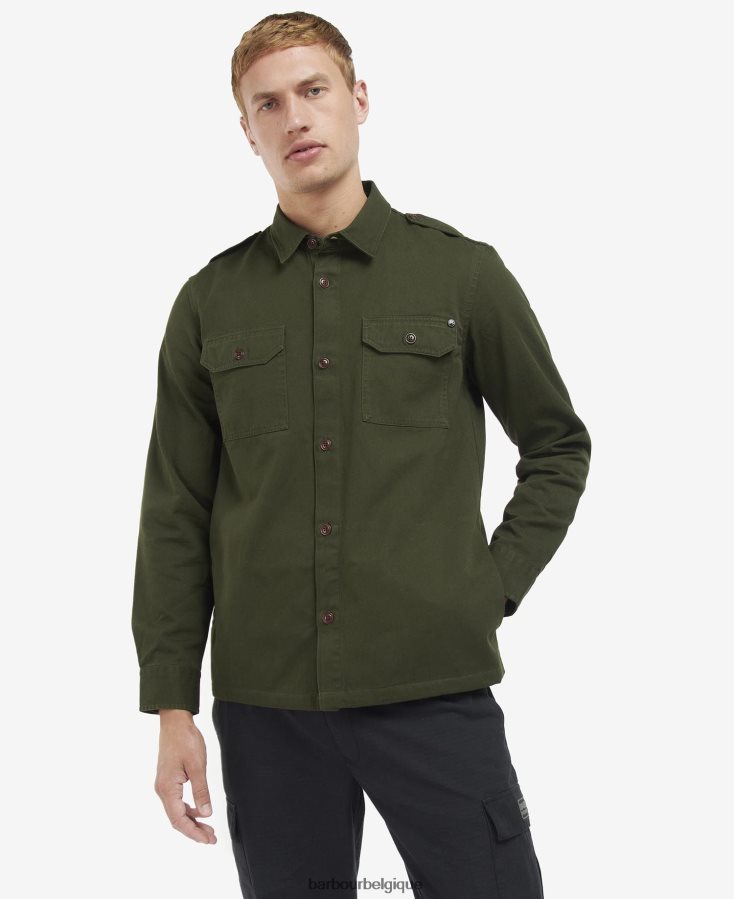 vêtements Barbour surchemise abbé herbe Hommes T2L6ZP470
