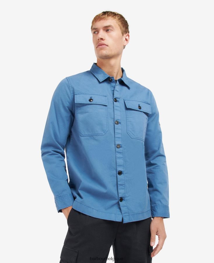 vêtements Barbour surchemise adey horizon bleu Hommes T2L6ZP439