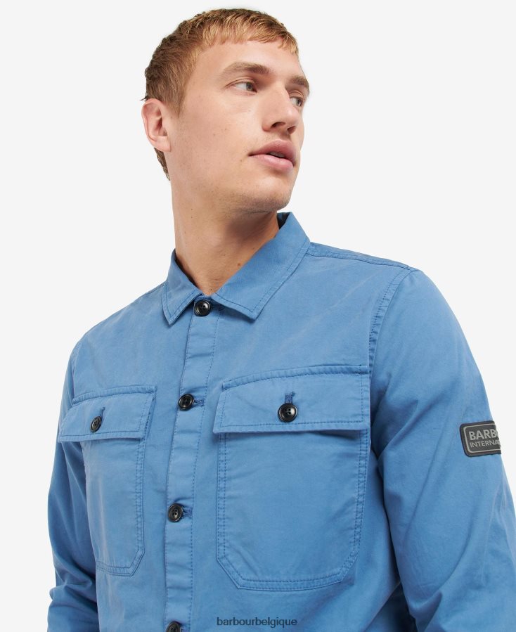 vêtements Barbour surchemise adey horizon bleu Hommes T2L6ZP439