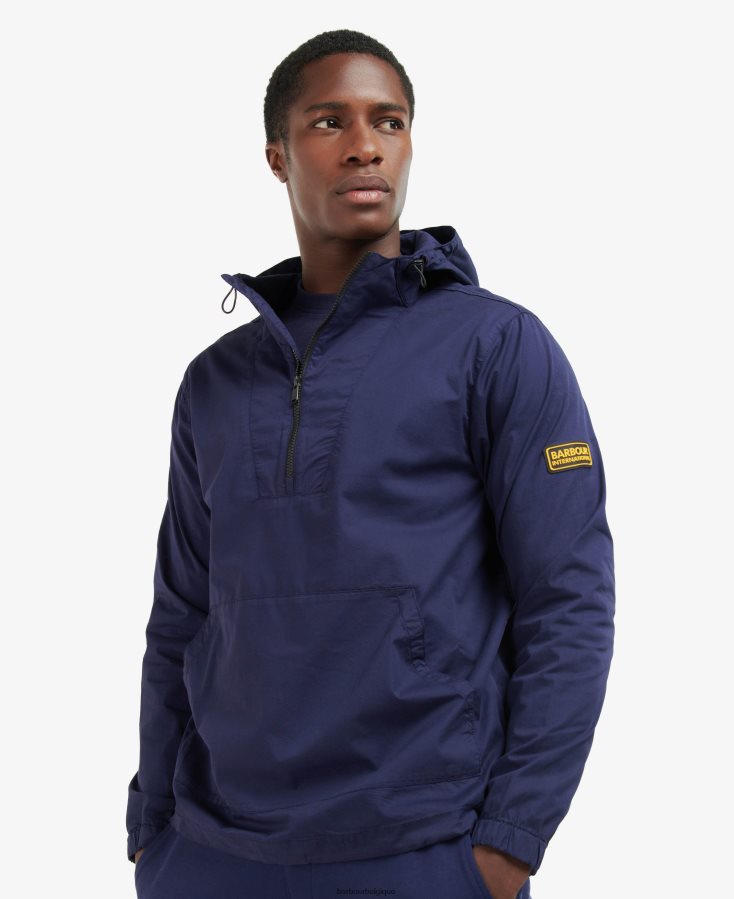 vêtements Barbour surchemise à capuche junction encre Hommes T2L6ZP499
