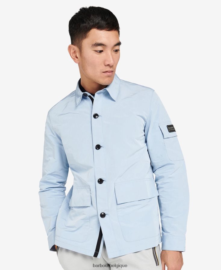 vêtements Barbour surchemise circuit bleu chambray Hommes T2L6ZP304