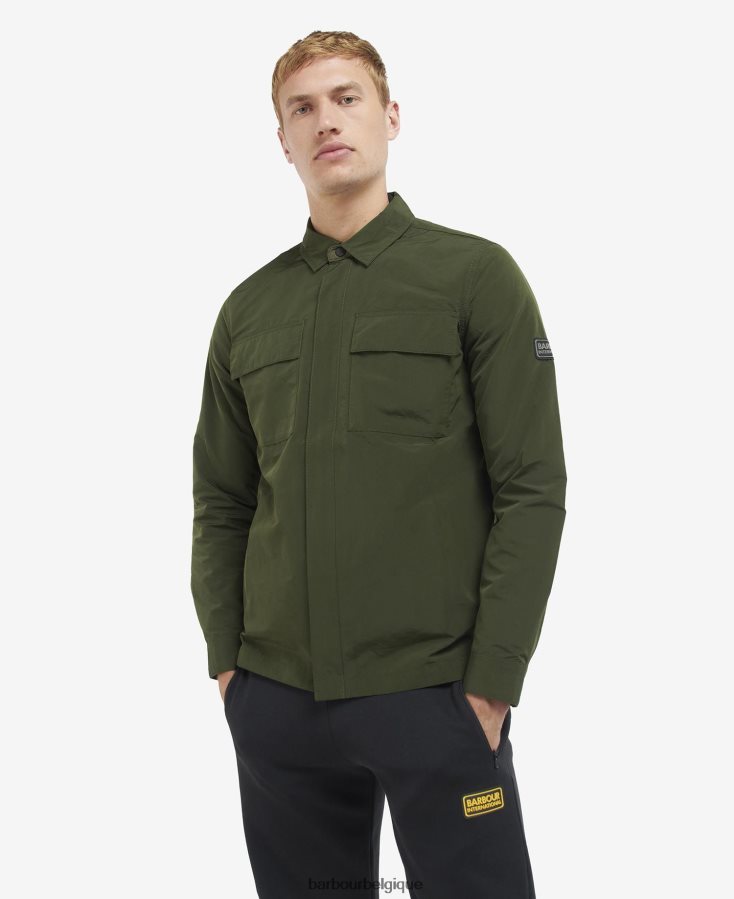 vêtements Barbour surchemise cylindre forêt Hommes T2L6ZP342