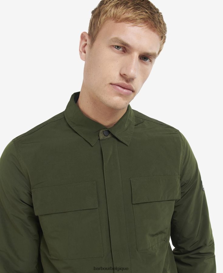 vêtements Barbour surchemise cylindre forêt Hommes T2L6ZP342
