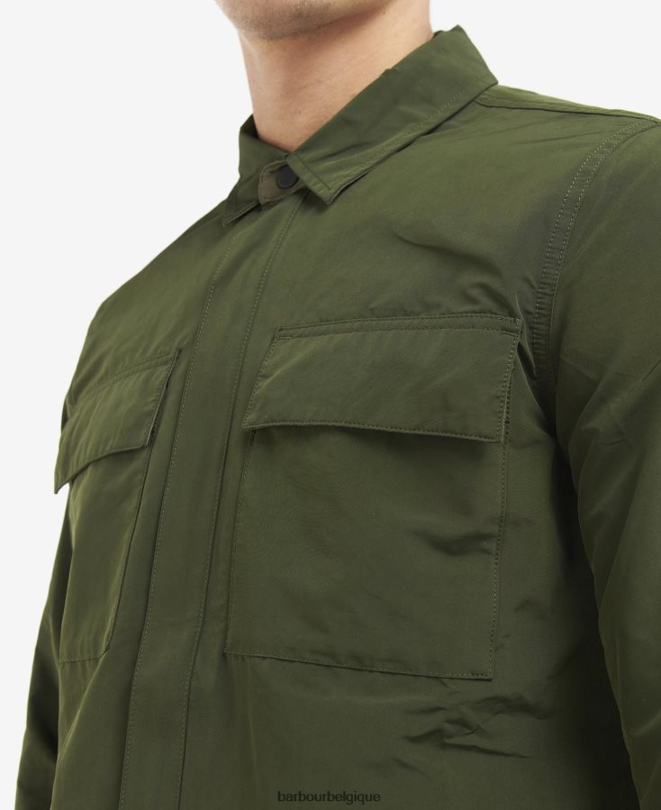 vêtements Barbour surchemise cylindre forêt Hommes T2L6ZP342