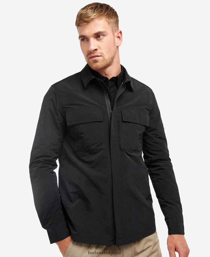 vêtements Barbour surchemise cylindre noir classique Hommes T2L6ZP510