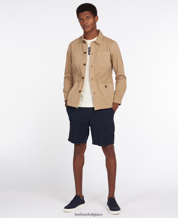 vêtements Barbour surchemise dénée marine Hommes T2L6ZP316