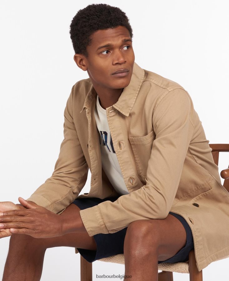 vêtements Barbour surchemise dénée marine Hommes T2L6ZP316