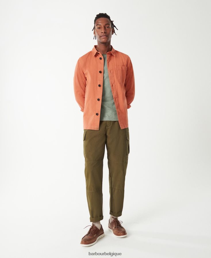 vêtements Barbour surchemise de débardage épice orange Hommes T2L6ZP389