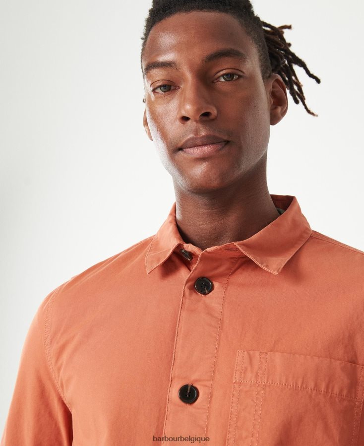 vêtements Barbour surchemise de débardage épice orange Hommes T2L6ZP389