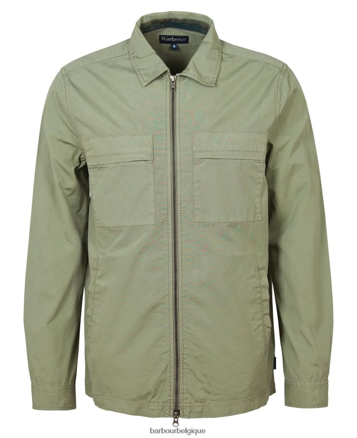 vêtements Barbour surchemise de péage vert agave Hommes T2L6ZP293