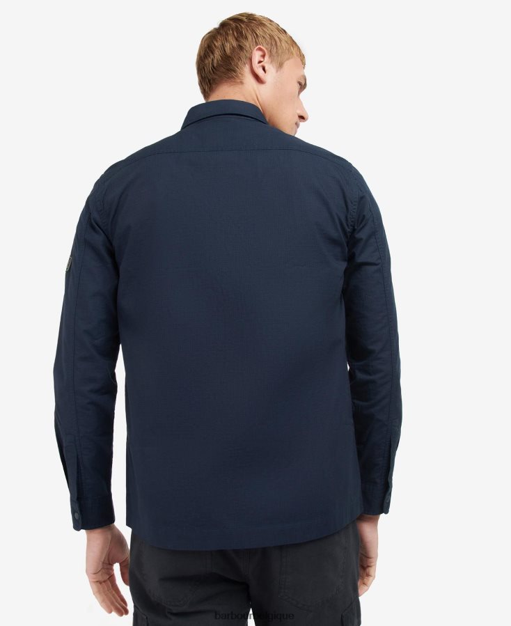 vêtements Barbour surchemise dyne ciel de nuit Hommes T2L6ZP456