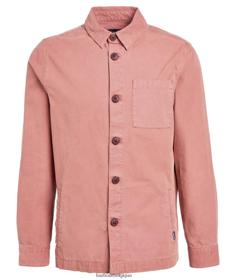 vêtements Barbour surchemise en coton lavé olive blanchie Hommes T2L6ZP300