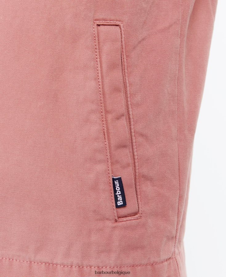 vêtements Barbour surchemise en coton lavé olive blanchie Hommes T2L6ZP300