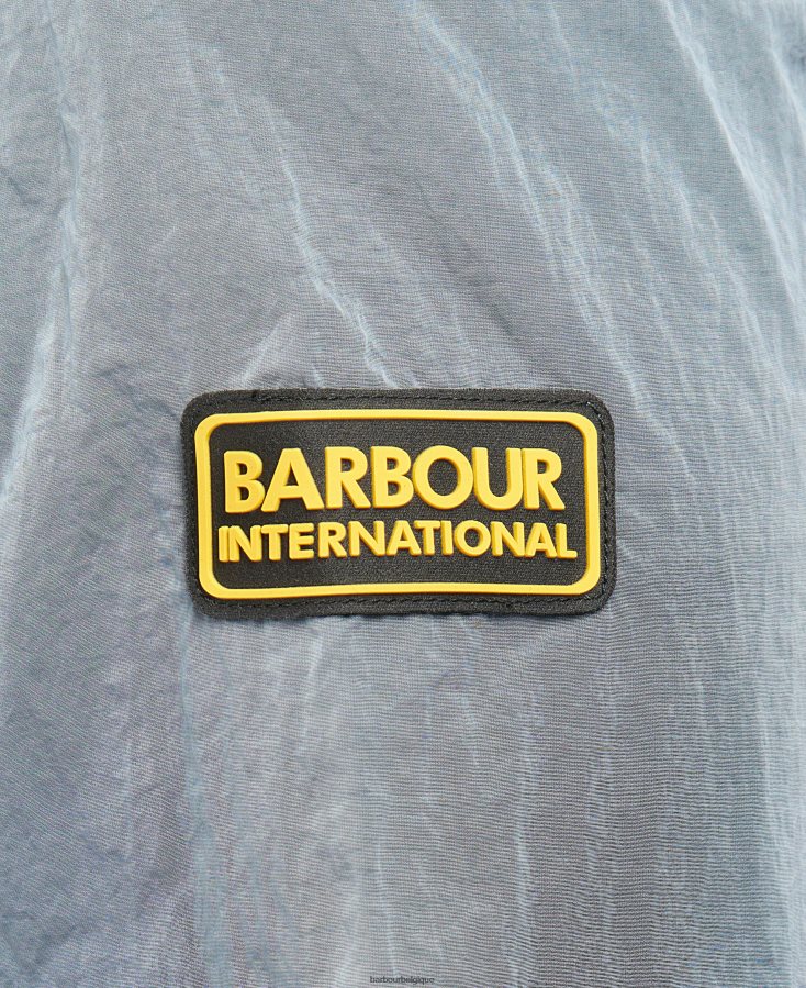 vêtements Barbour surchemise en nylon dylan poudre bleue Hommes T2L6ZP311