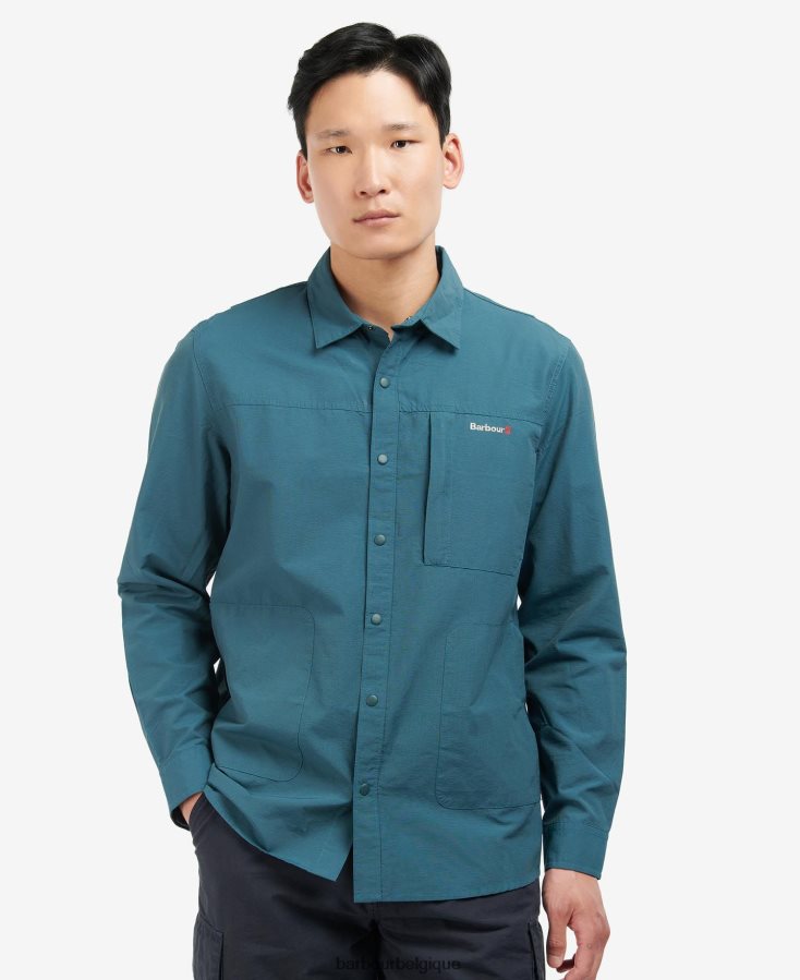 vêtements Barbour surchemise jonah gris clair Hommes T2L6ZP517