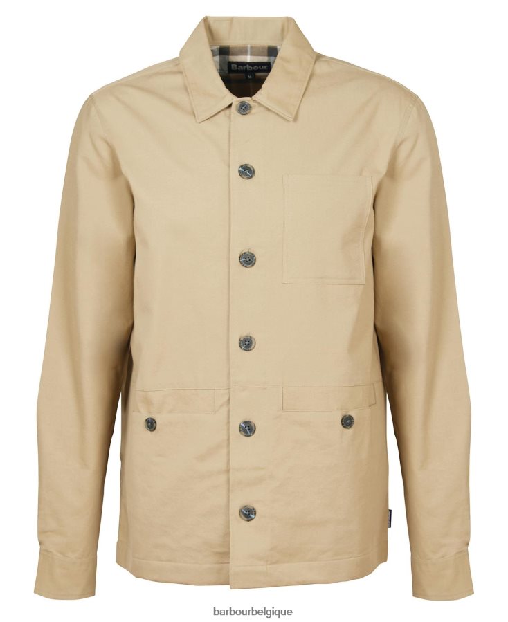 vêtements Barbour surchemise newport pierre lavée Hommes T2L6ZP399