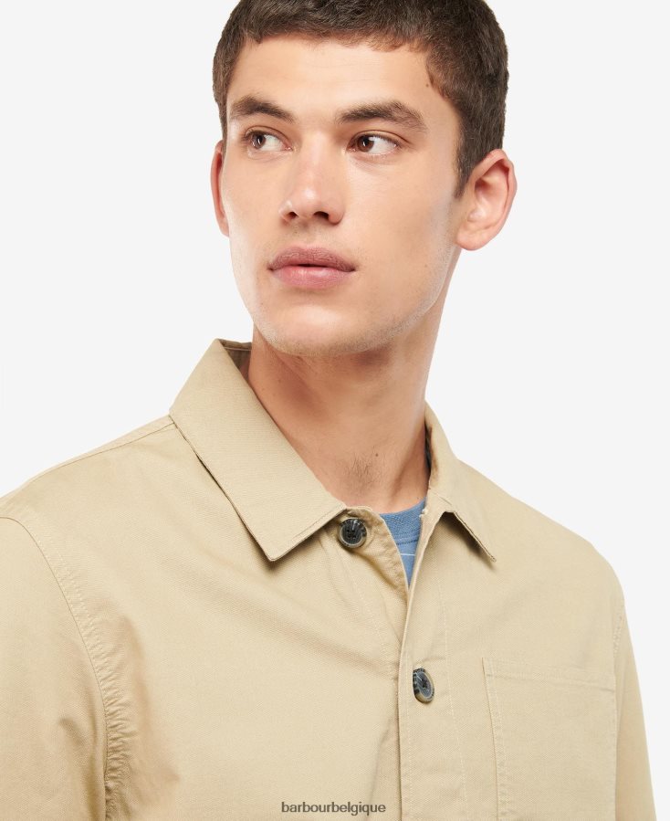 vêtements Barbour surchemise newport pierre lavée Hommes T2L6ZP399