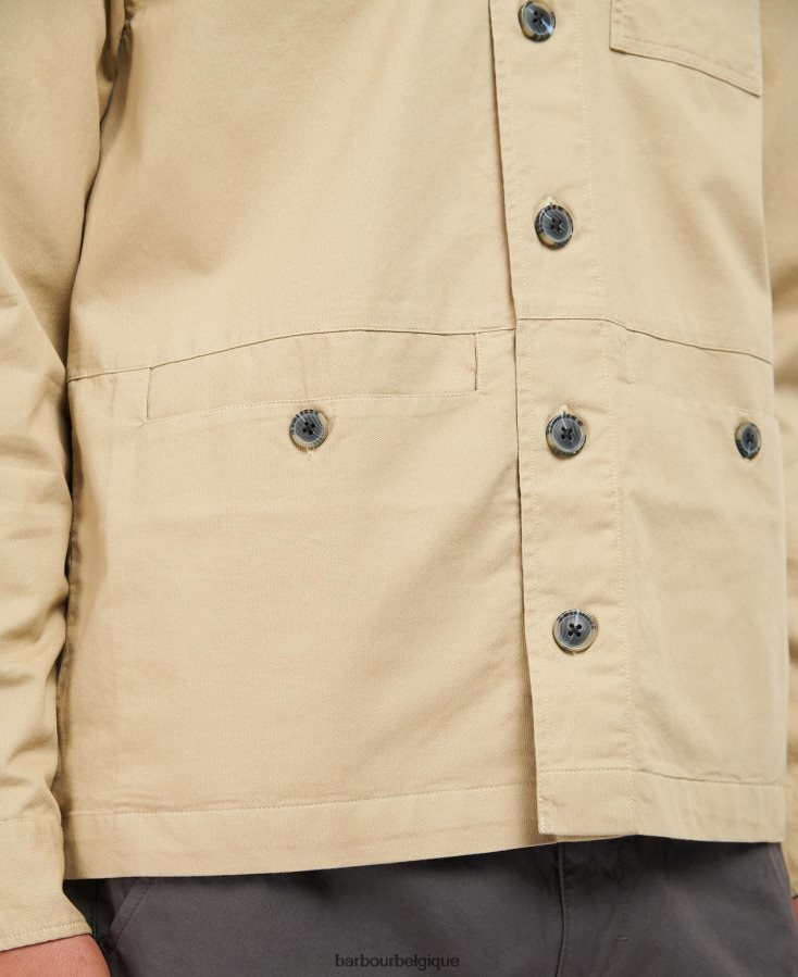 vêtements Barbour surchemise newport pierre lavée Hommes T2L6ZP399