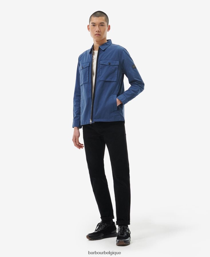 vêtements Barbour surchemise nuage rose crépusculaire Hommes T2L6ZP319