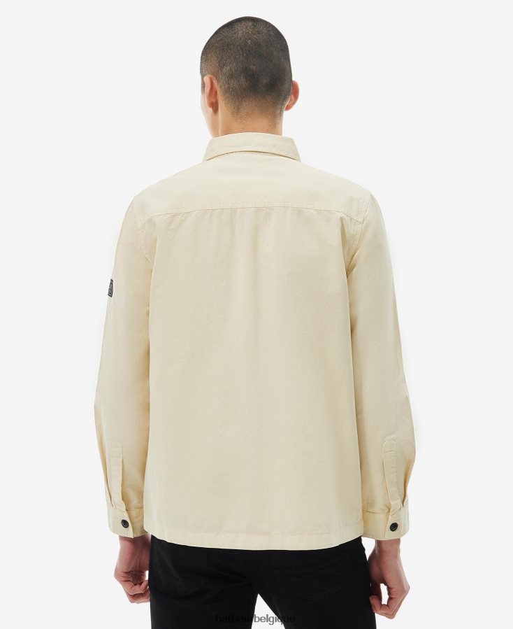 vêtements Barbour surchemise nuage rose crépusculaire Hommes T2L6ZP471