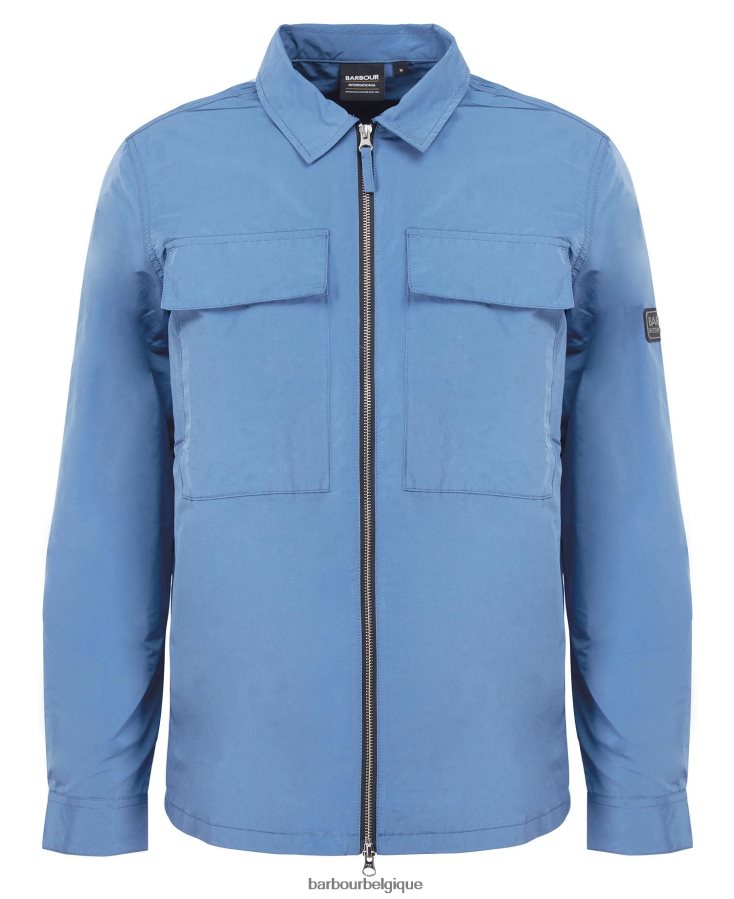 vêtements Barbour surchemise à rayons horizon bleu Hommes T2L6ZP478