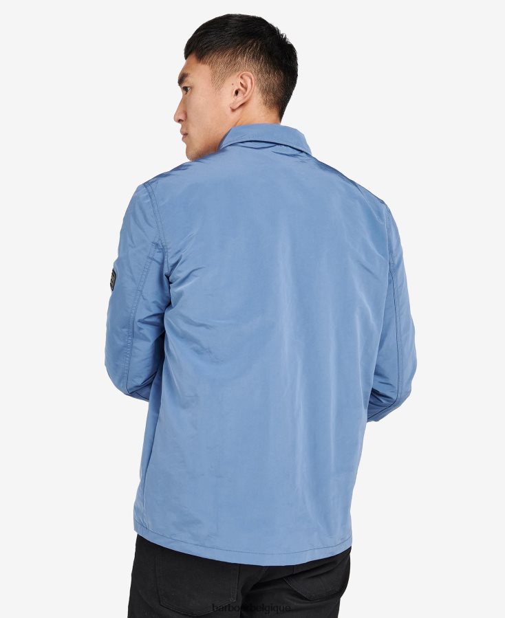 vêtements Barbour surchemise à rayons horizon bleu Hommes T2L6ZP478