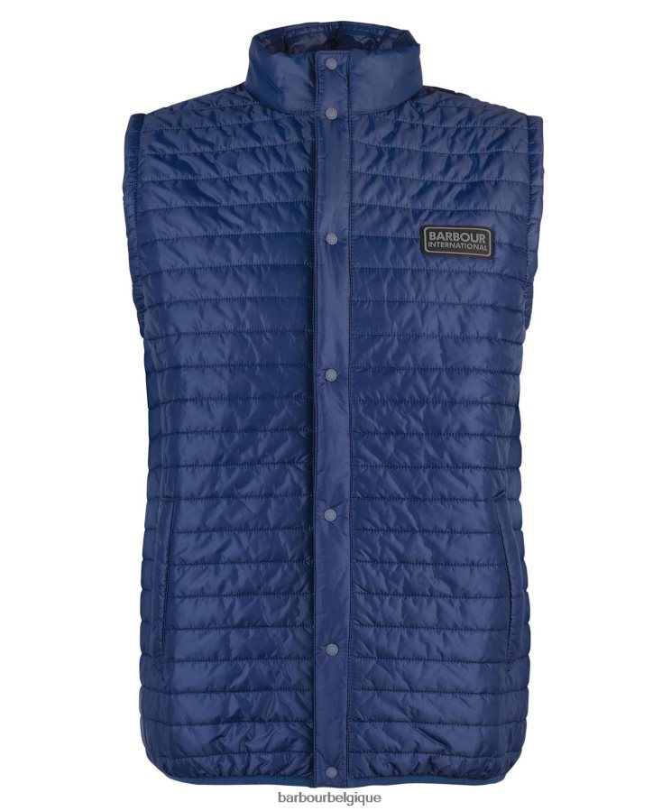 vêtements Barbour gilet belgrave marine oxford Hommes T2L6ZP257