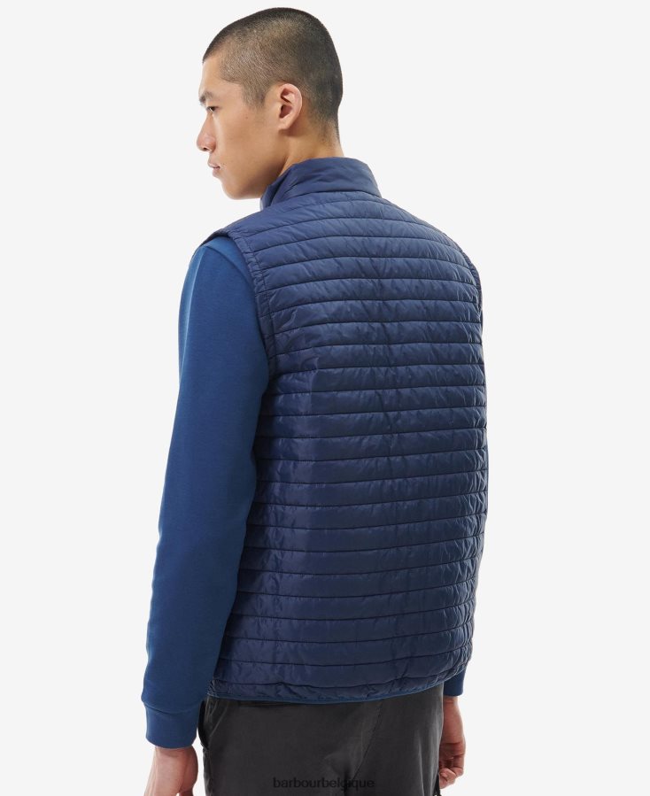 vêtements Barbour gilet belgrave marine oxford Hommes T2L6ZP257