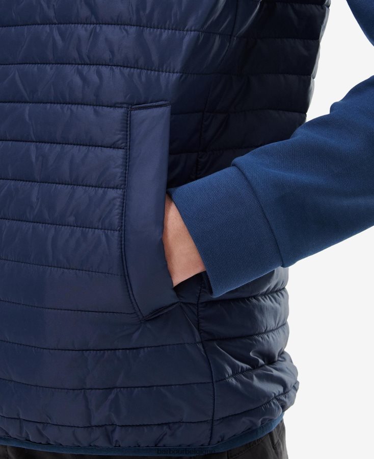 vêtements Barbour gilet belgrave marine oxford Hommes T2L6ZP257