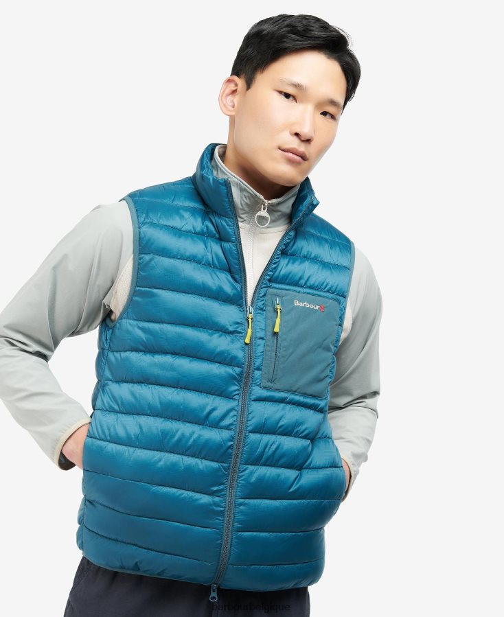 vêtements Barbour gilet burnall marine classique Hommes T2L6ZP234