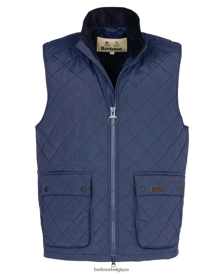 vêtements Barbour gilet en bois de fougère marine Hommes T2L6ZP237