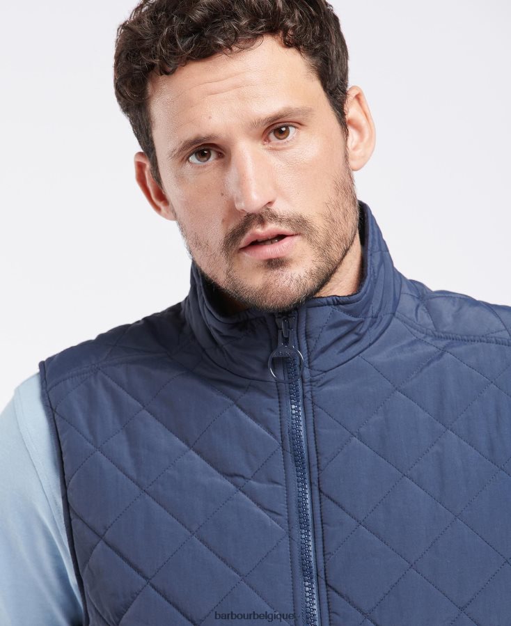 vêtements Barbour gilet en bois de fougère marine Hommes T2L6ZP237