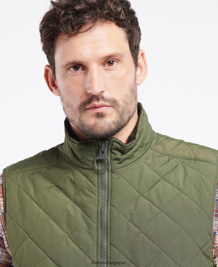 vêtements Barbour gilet en bois de fougère marine Hommes T2L6ZP242