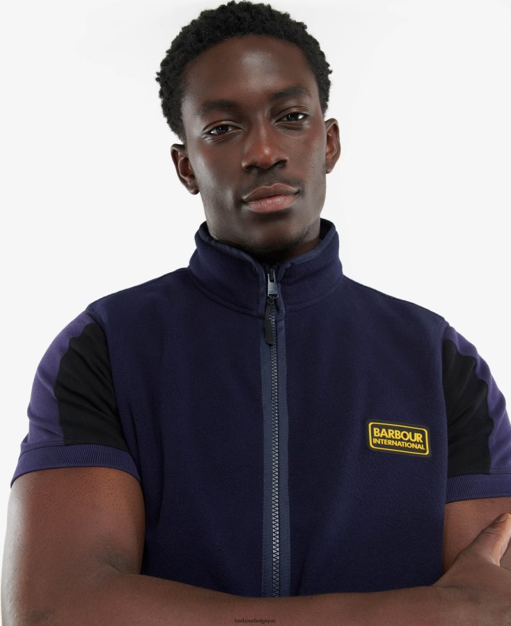 vêtements Barbour gilet en molleton de chêne béton Hommes T2L6ZP263