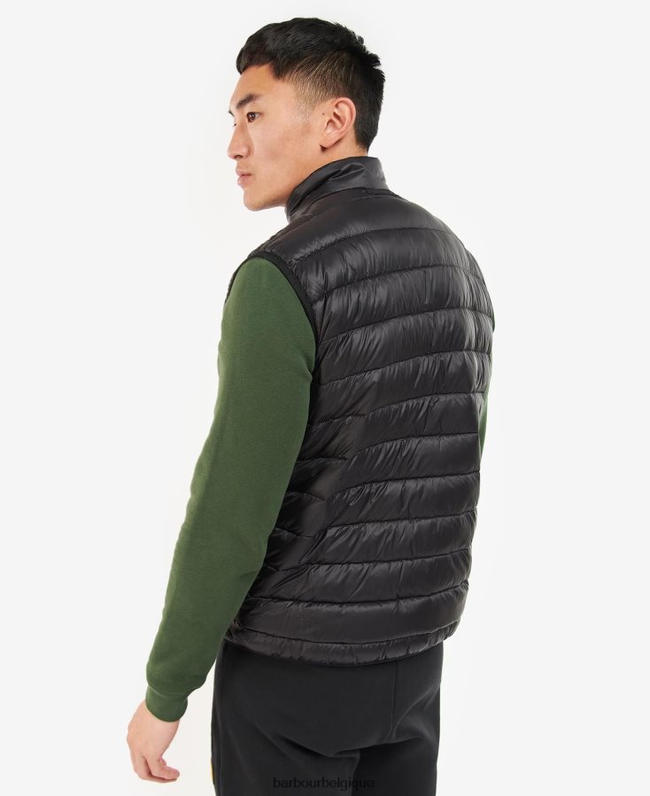 vêtements Barbour gilet en roseau racer noir Hommes T2L6ZP227
