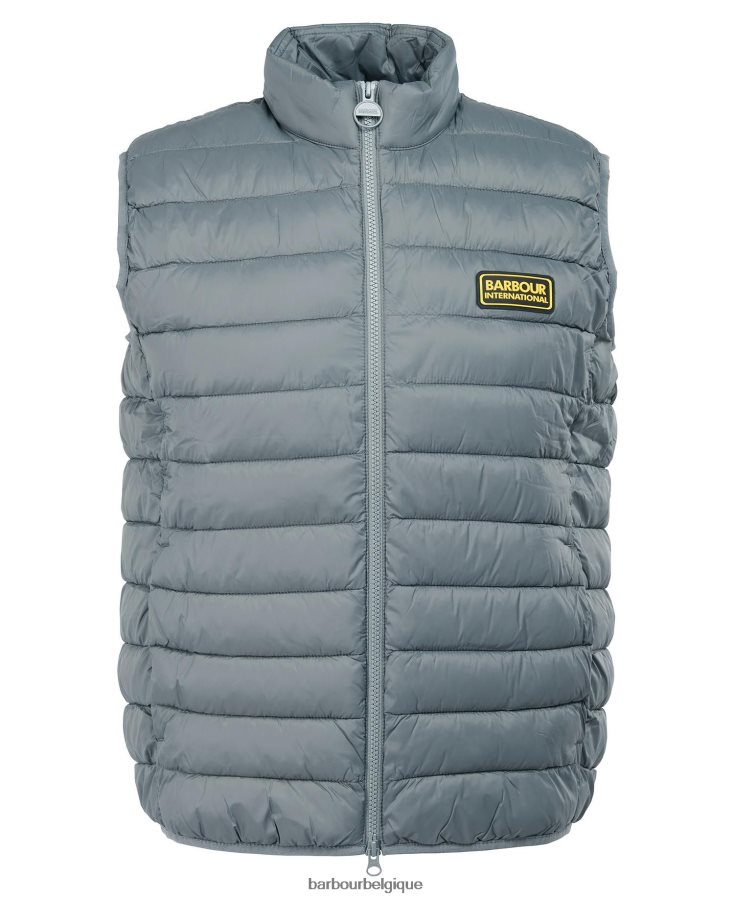 vêtements Barbour gilet en roseau racer poudre bleue Hommes T2L6ZP248